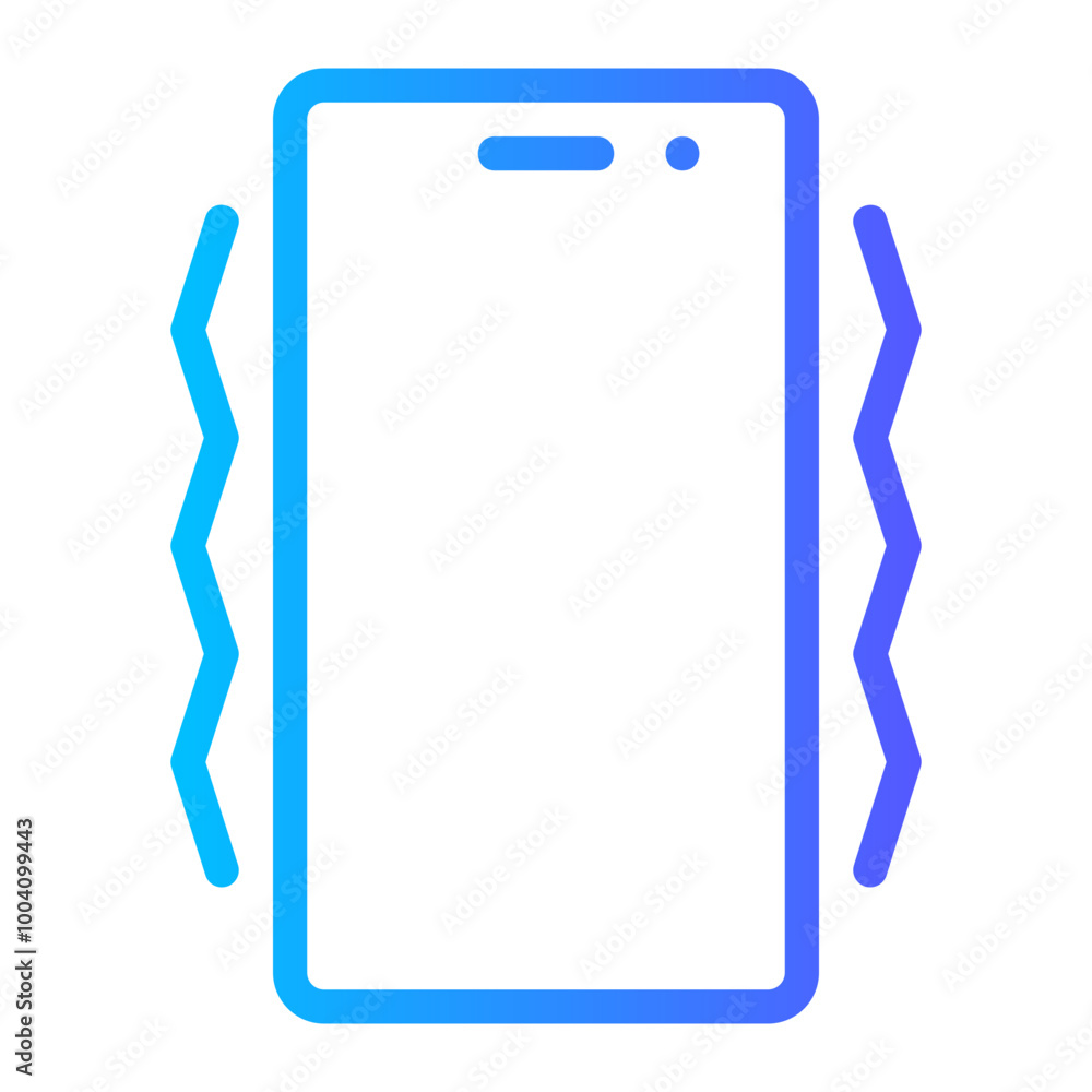 vibration gradient icon vibration gradient icon