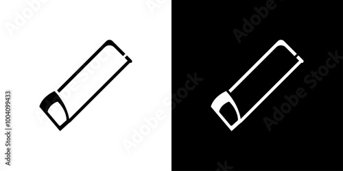 hacksaw icon Flat art illustration in outline