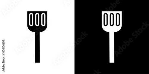 spatula icon Flat art illustration in outline