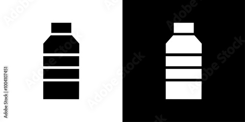 water bottle icon  Flat art illustration in outline