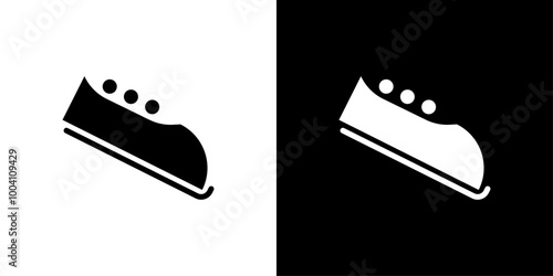 Bobsleigh icon Flat art illustration in outline