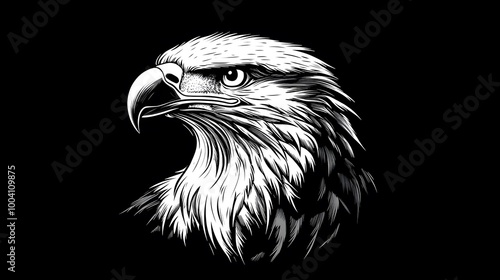 Eagle Black Wallpaper photo