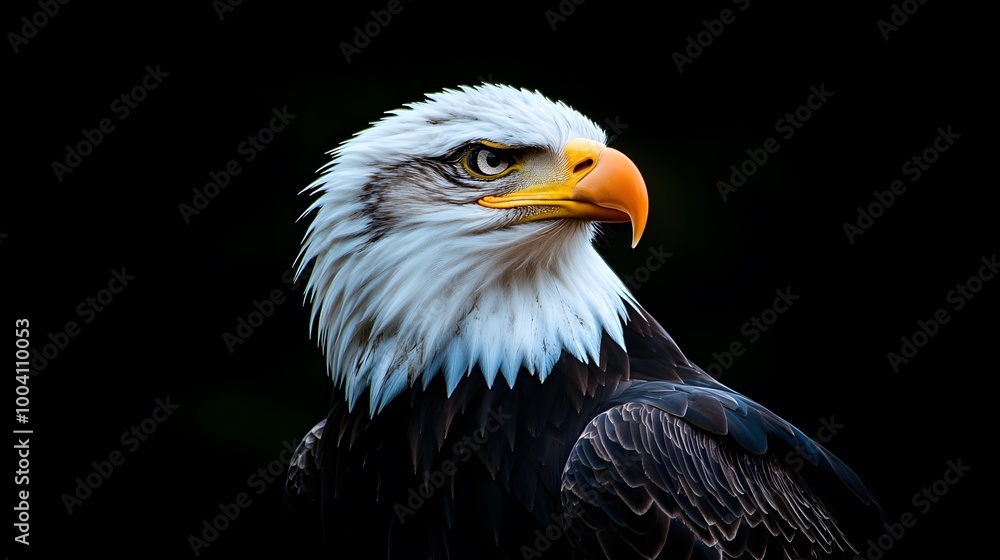 Obraz premium Eagle Black