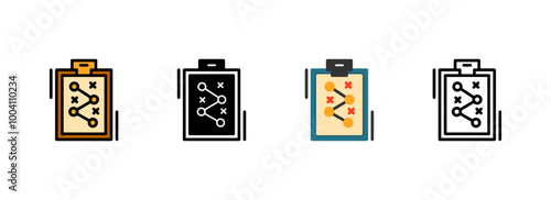 Set of Strategy Icon