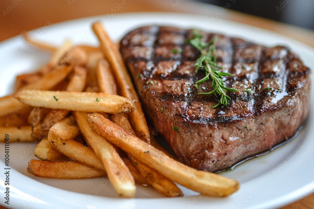 Steak and fries generative AI Steak and fries generative AI
