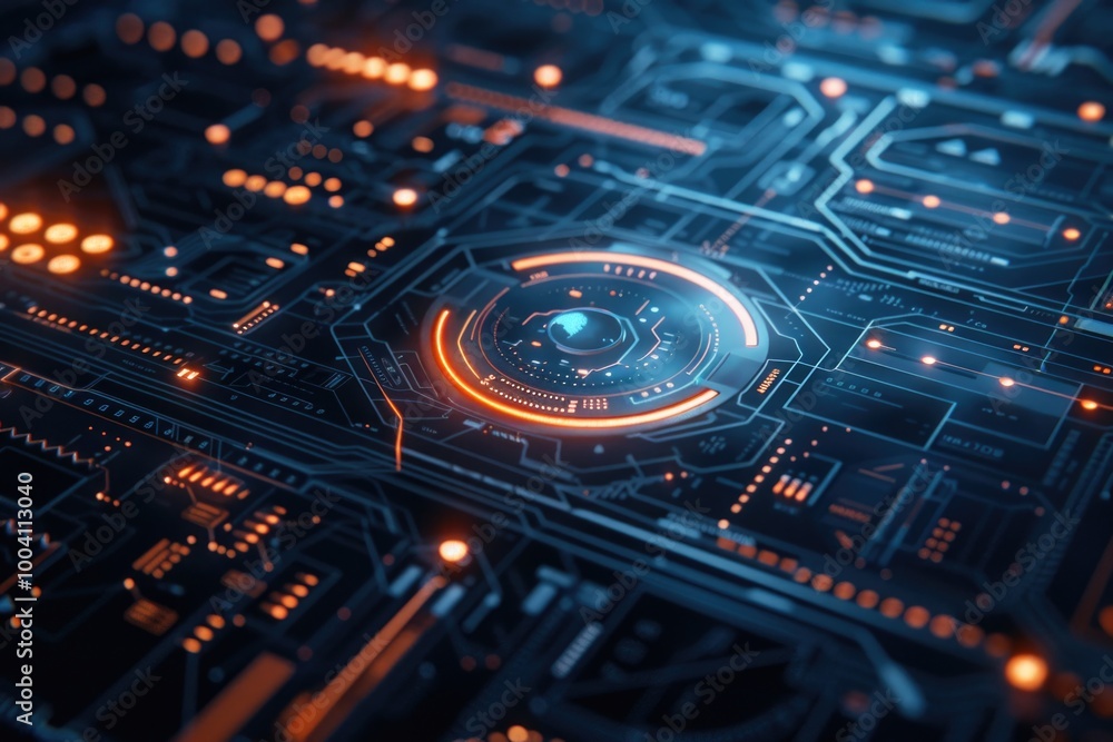 High-quality image of a computer circuit board, ideal for tech-related projects and designs High-quality image of a computer circuit board, ideal for tech-related projects and designs