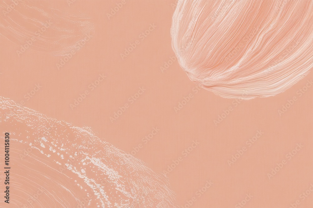 Fototapeta premium Minimalist Blush Chalky Texture Noise Overlay with Smooth Seamless Peach Canvas Background