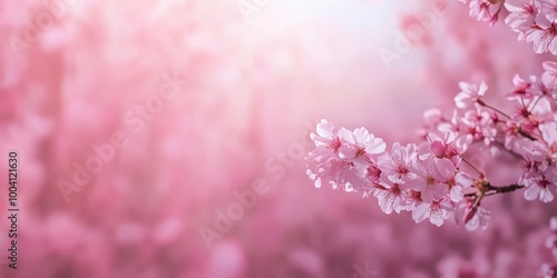 Wallpaper Mural Beautiful cherry blossom flowers in soft pink hues create a serene and tranquil spring atmosphere, perfect for nature lovers. Torontodigital.ca