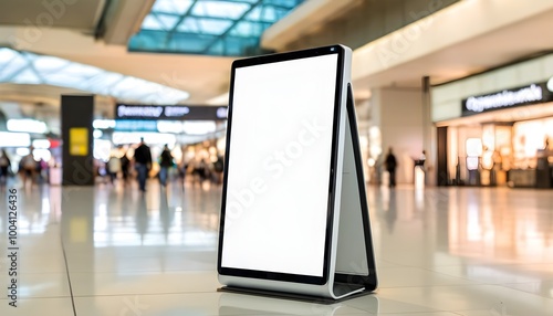 Versatile phone device display on a table ideal for showcasing services and product promotions through generative AI technology.