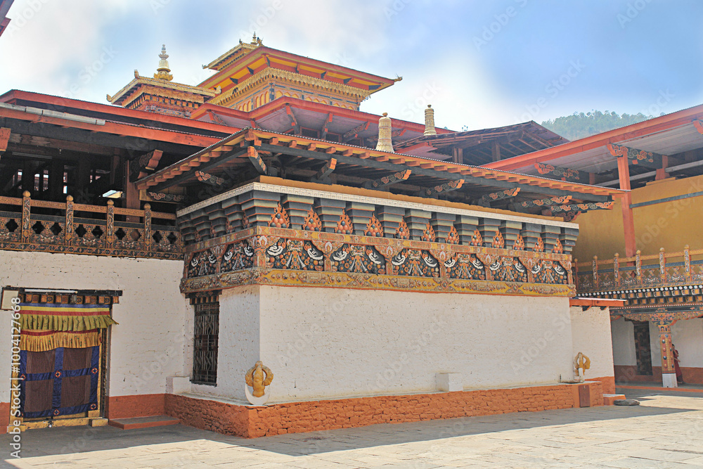 The Punakha Dzong administrative centre of Punakha District in Punakha, Bhutan The Punakha Dzong administrative centre of Punakha District in Punakha, Bhutan