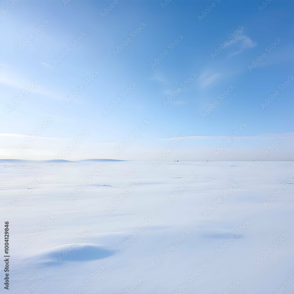 Obraz premium A serene winter landscape