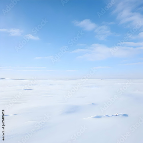 Wallpaper Mural A serene winter landscape Torontodigital.ca