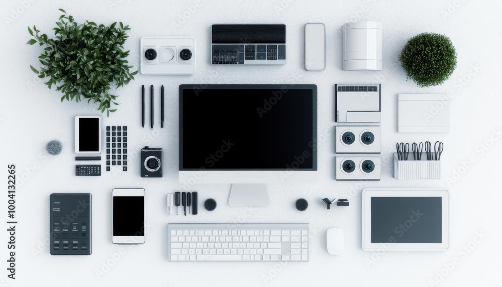 Hightech tools enhancing a remote work environment Hightech tools enhancing a remote work environment