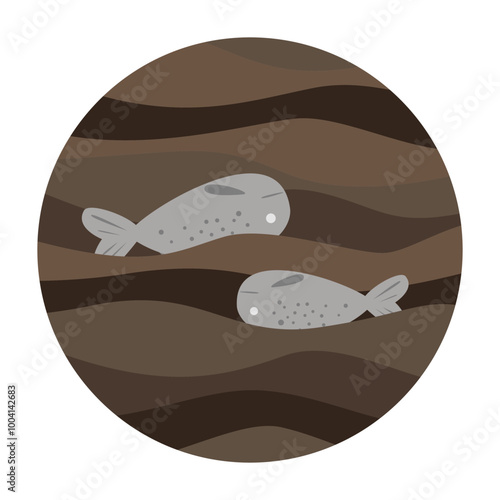 wastewater concept. water environment pollution