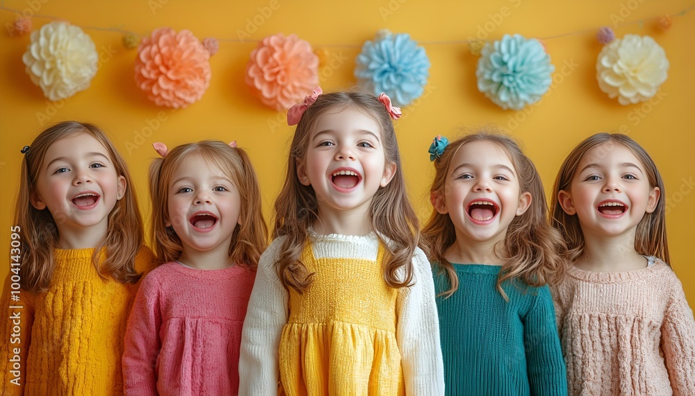 a group of children with their mouths open
a group of children with their mouths open