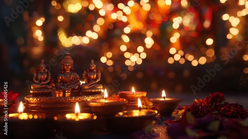 Celebrate Durga Puja with stunning decorations that add a festive touch to your abode. From captivating borders to elaborate frames and mesmerizing backgrounds