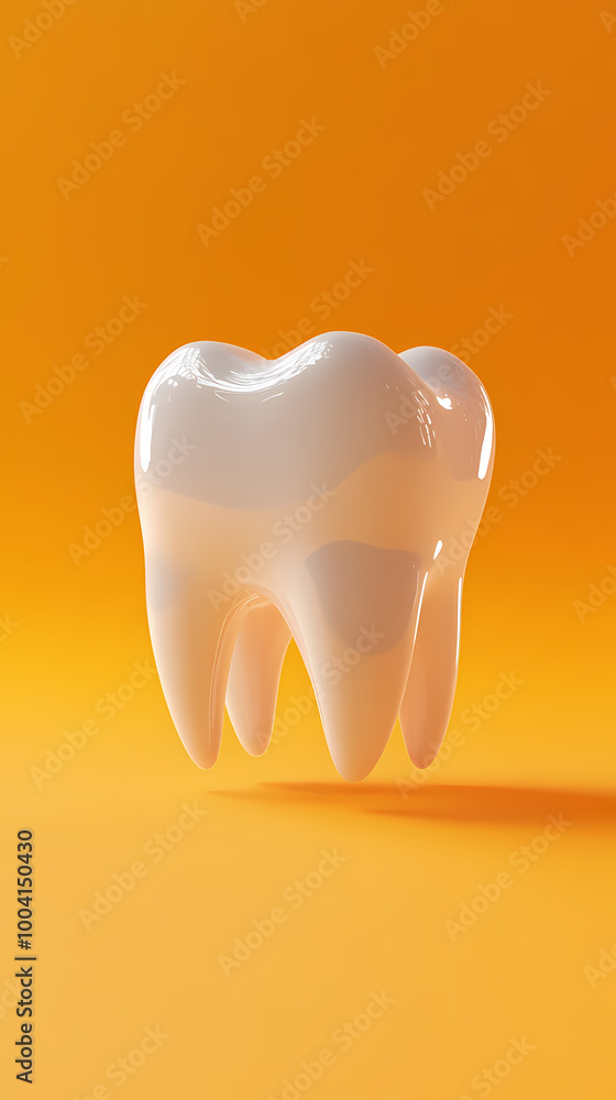 Symbol of healthy white tooth Symbol of healthy white tooth