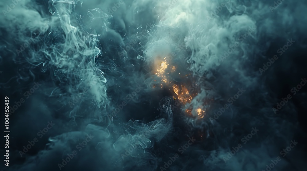 custom made wallpaper toronto digitalRealistic smoke and fog overlays, designed to add atmospheric effects to images and videos. The overlays are displayed on a dark background, showcasing their ability to create depth and mystery