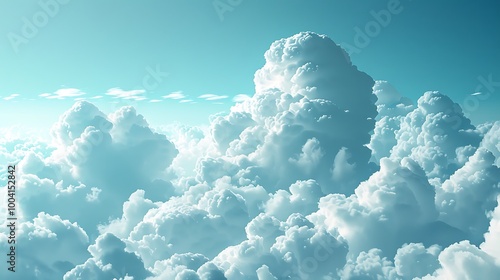 Realistic cloud brushes for Photoshop, designed to create natural and dynamic sky effects. The brushes are demonstrated on a canvas, showing their potential for adding depth and realism to digital 