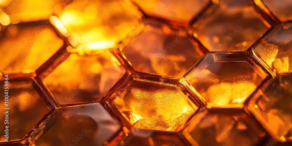 a close up of a honeycomb a close up of a honeycomb