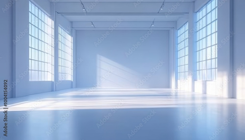 Bright and spacious indoor area with large windows allowing natural light to fill the room, ideal for showcasing artwork, photography, or as a minimalist workspace Bright and spacious indoor area with large windows allowing natural light to fill the room, ideal for showcasing artwork, photography, or as a minimalist workspace