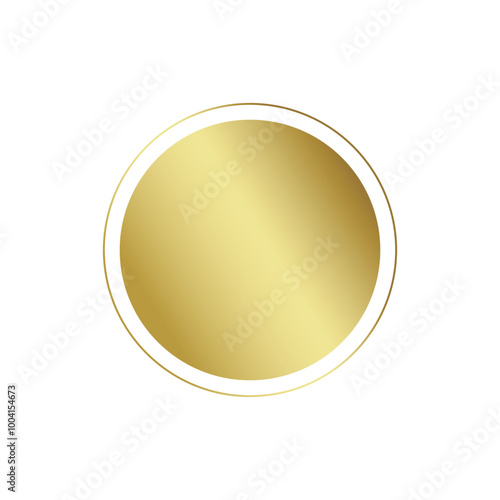 金色丸形フレーム02_単品