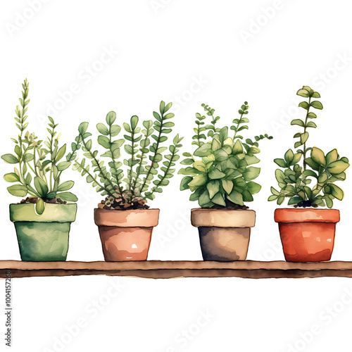 Plant Clipart Vector Illustration