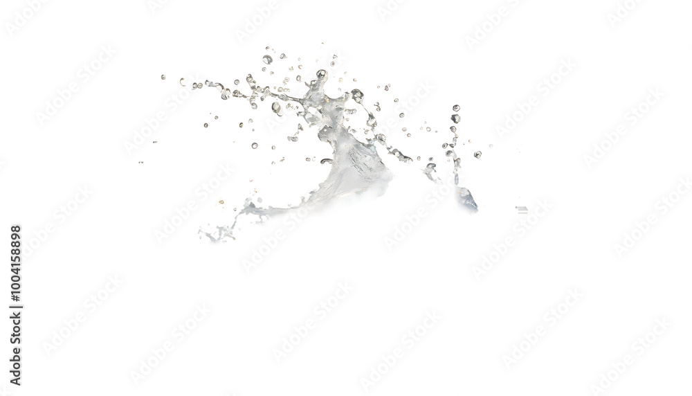 sea waves Splashes on a white isolated background. Generative AI. sea waves Splashes on a white isolated background. Generative AI.