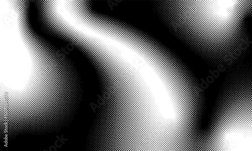 Halftone Swirl Texture Background with Gradient Dots