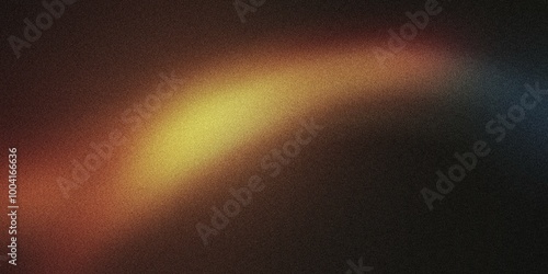 A curved arc of light with a gradient flowing from gold to sapphire, noise texture effect