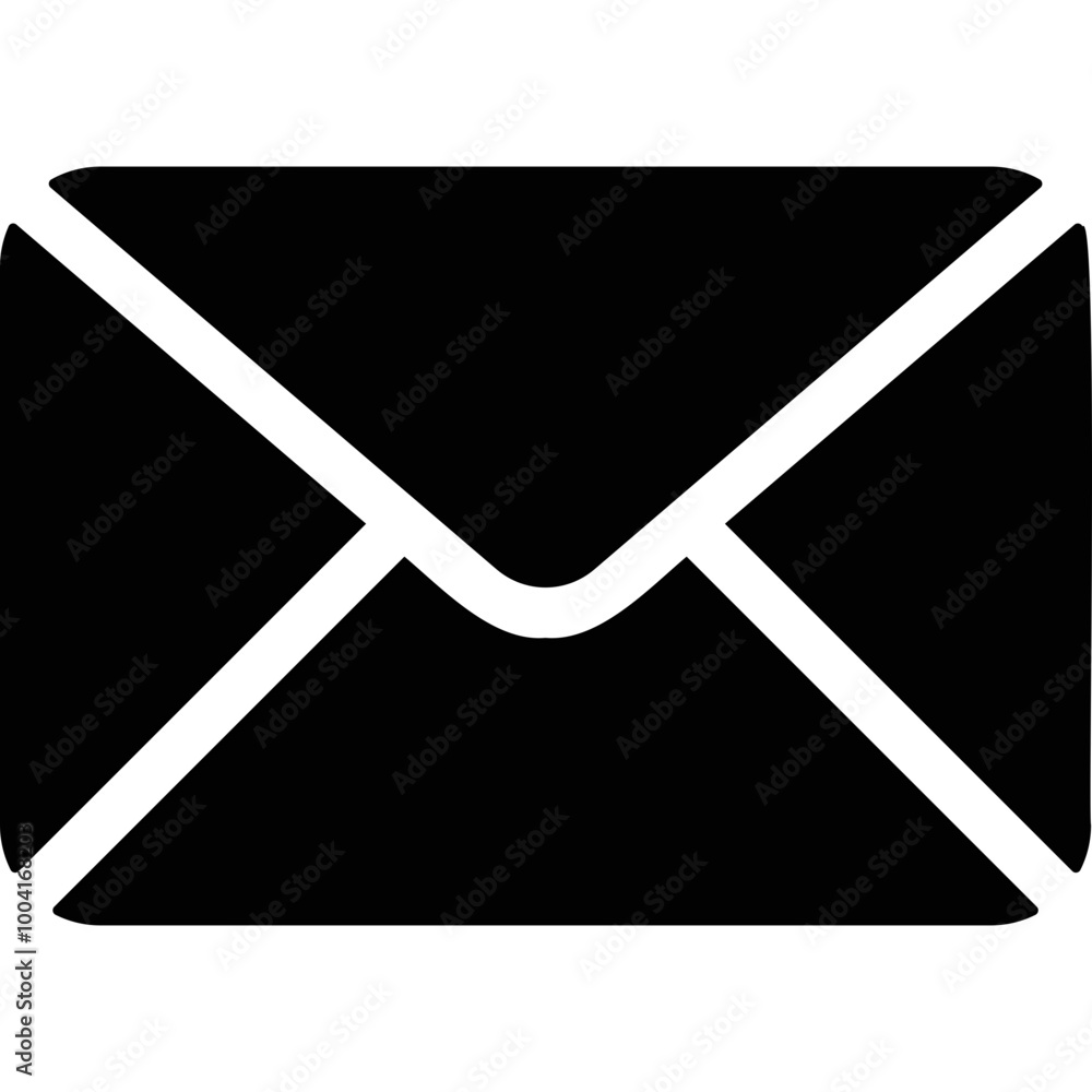 Simple vector icon mailing envelope Simple vector icon mailing envelope
