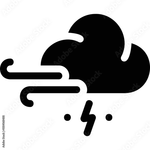 Simple vector icon bad weather