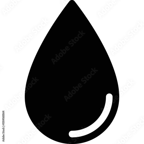 Simple vector icon drop of water