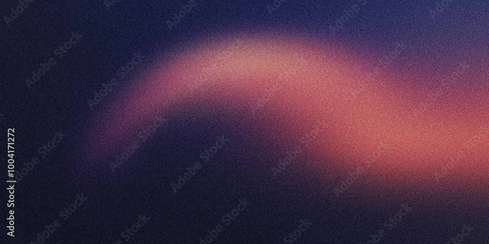 A curved arc of light with a gradient shifting from violet to coral, noise texture effect A curved arc of light with a gradient shifting from violet to coral, noise texture effect