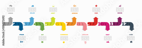 Infographic design template with place for your data. Vector illustration.