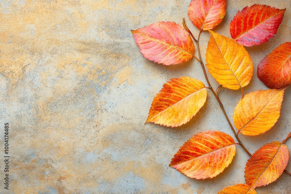 Obraz premium Minimalist Abstract Leaves Background with Simple and Elegant Design