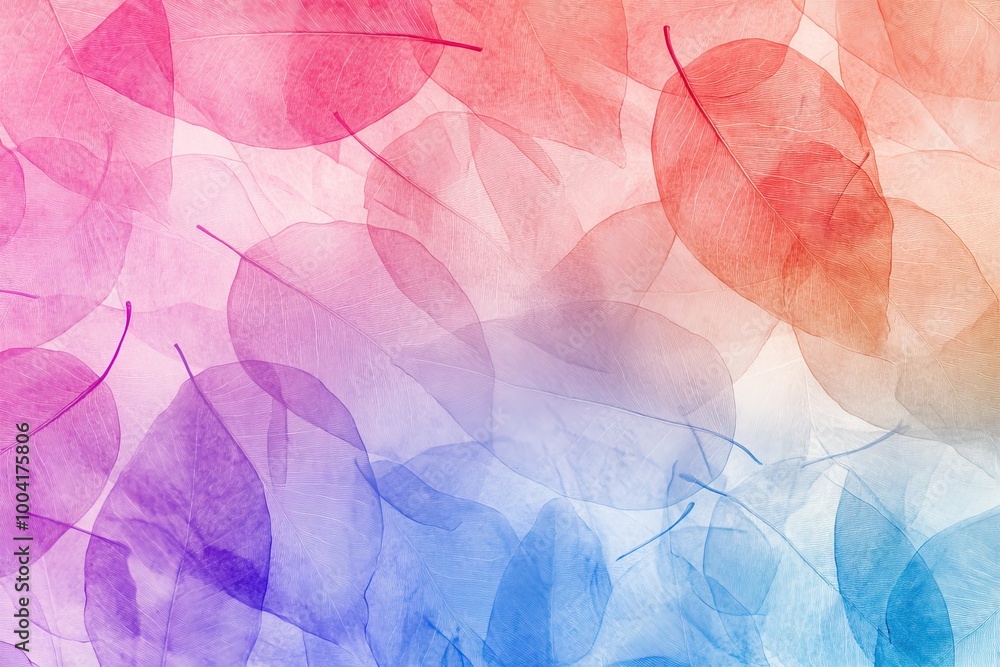 Obraz premium Minimalist Abstract Leaves Background with Simple and Elegant Design
