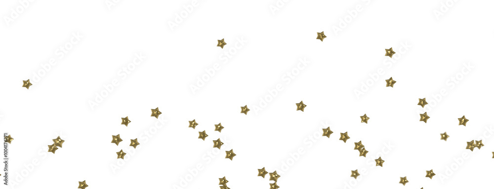 Obraz premium XMAS Stars - golden stars -