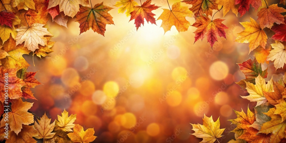 Autumn Leaves Foliage Background with Warm Colors and Nostalgic Feelings for Seasonal Designs Autumn Leaves Foliage Background with Warm Colors and Nostalgic Feelings for Seasonal Designs