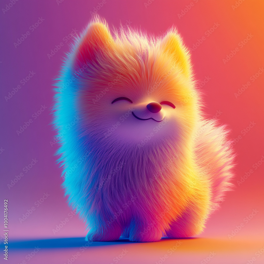 The animation style is simple and charming, with bold outlines and vibrant colors. The pet’s fur has a few subtle highlights and shadows to give it texture. The animation style is simple and charming, with bold outlines and vibrant colors. The pet’s fur has a few subtle highlights and shadows to give it texture.