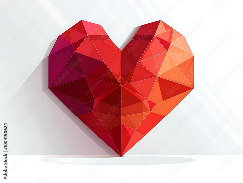 icon of a heart with simple geometric shapes and sharp lines isolated on a white surface icon of a heart with simple geometric shapes and sharp lines isolated on a white surface