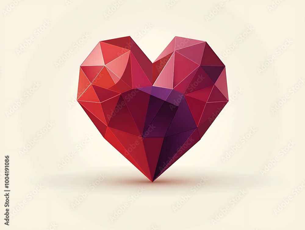 icon of a heart with simple geometric shapes and sharp lines isolated on a white surface icon of a heart with simple geometric shapes and sharp lines isolated on a white surface