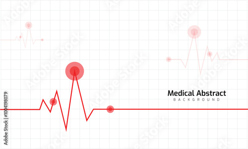 Medical background with circle spots