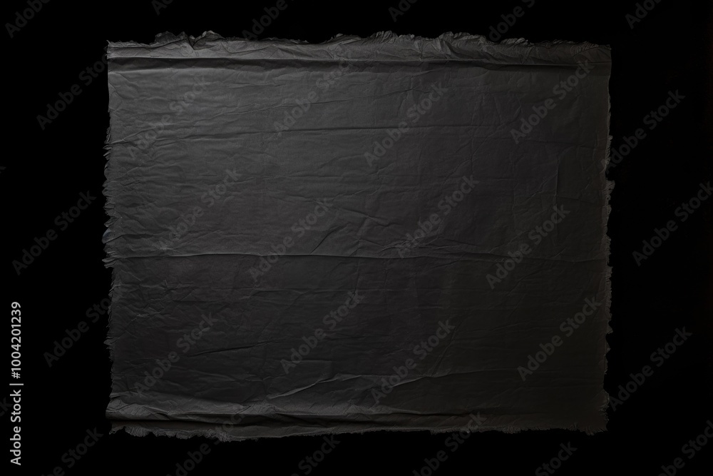 Obraz premium Black backgrounds wrinkled paper.