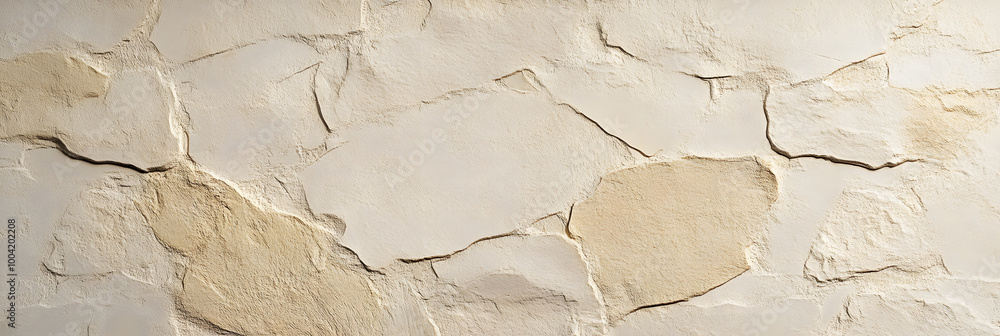 Light beige rough grainy stone or plastered wall texture background Light beige rough grainy stone or plastered wall texture background