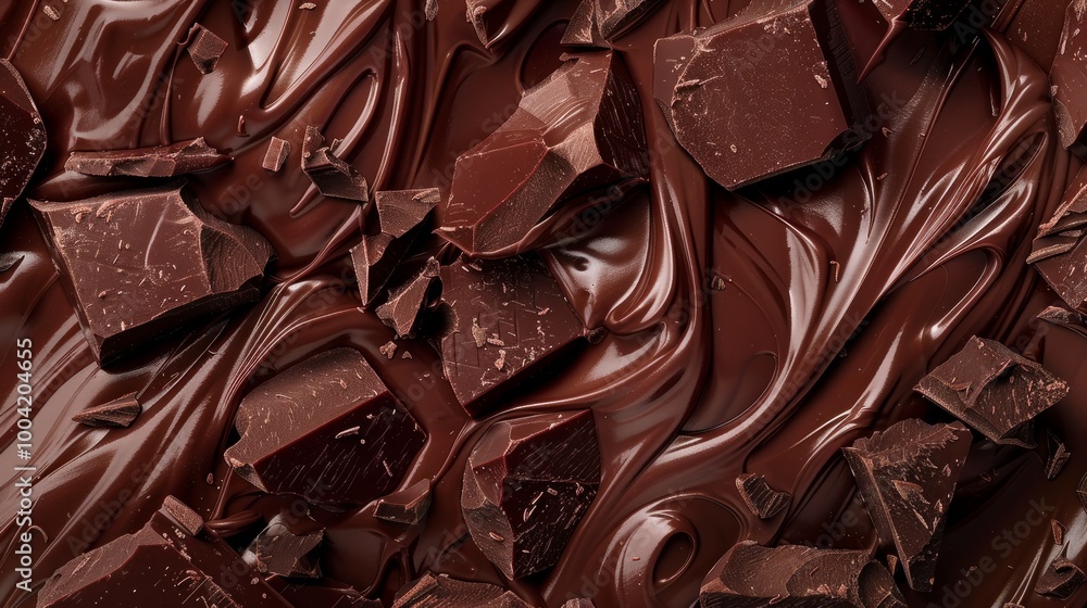 Background full of chocolate. Product photography. Chocolate background. Background full of chocolate. Product photography. Chocolate background.