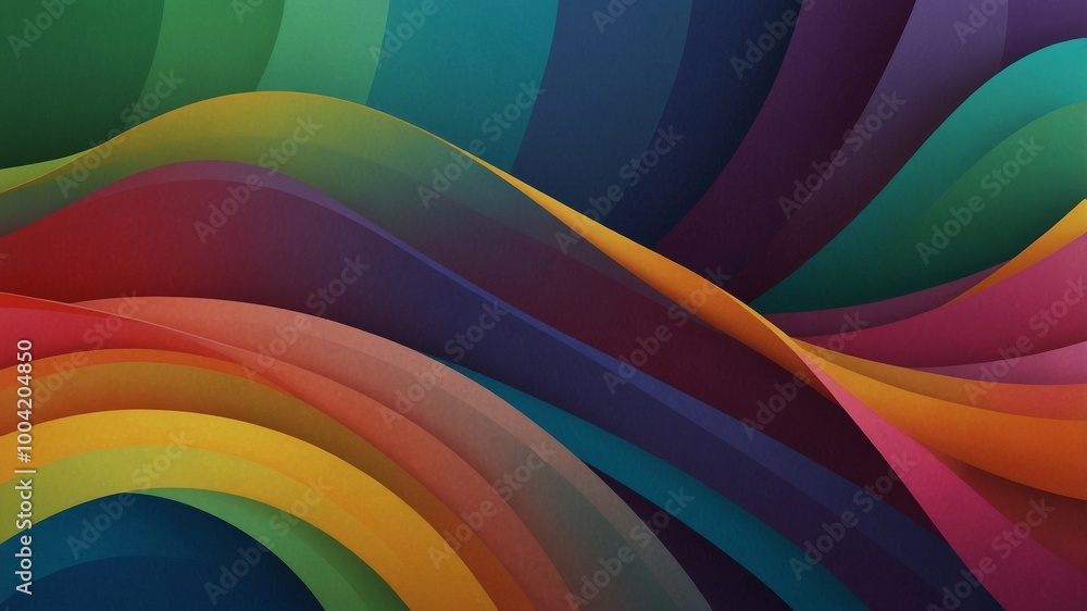 abstract colorful background with wavy, layered curves that overlap abstract colorful background with wavy, layered curves that overlap