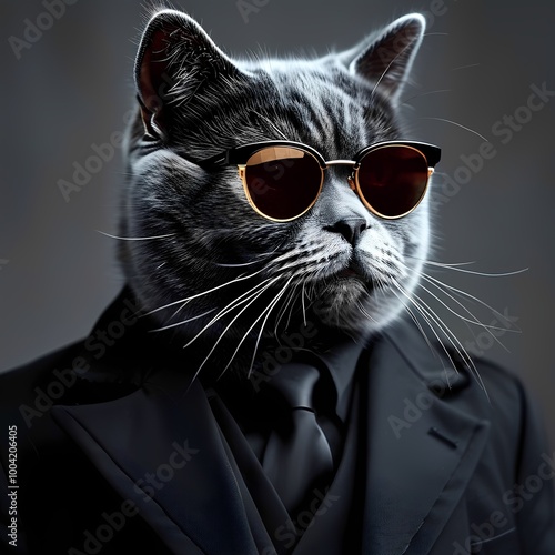 Business Cat: The Suave British Shorthair.