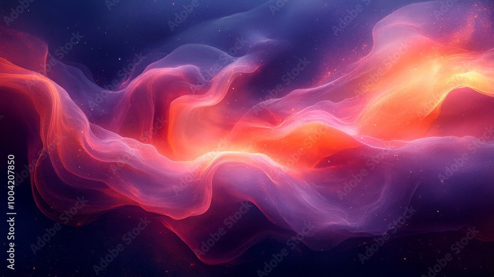 Abstract background wave form purple, orange and red tone. Abstract background wave form purple, orange and red tone.