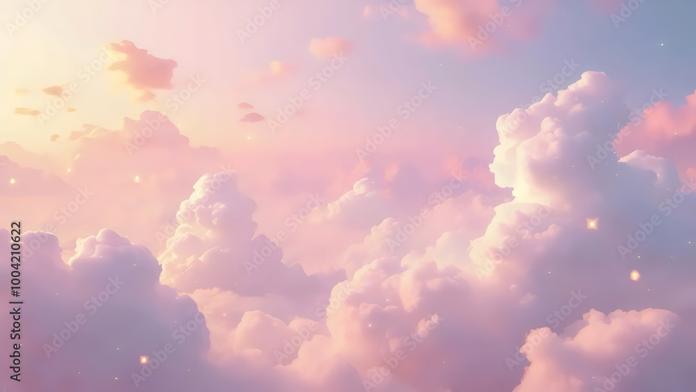 clouds and sky in pastel colors clouds and sky in pastel colors